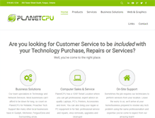 Tablet Screenshot of planetcpu.com